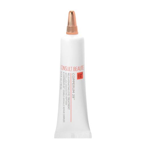 Consult Beaute Copperum 29 Rejuvenating Eye Treatment 0.5 oz. - Copper Peptides - Improve Appearance of Lines and Wrinkles - Hydrates Skin - Eye Lash Enhancing Serum-Velvo Beauty