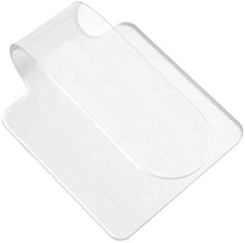 2Pcs Makeup Hand-held Palette Professional Clear Acrylic Makeup Mixing Tray Palette for Foundation Eyeshadow Powders Cosmetics Nail Art Manicure Palette-Velvo Beauty