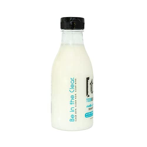 Teenology Shampoo for Teens, For Clear Skin and Healthy Hair, Natural Botanical Extracts, 16 oz. (Vanilla Almond)-Velvo Beauty