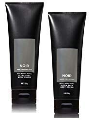 Bath and Body Works 2 Pack Men's Collection Ultra Shea Body Cream NOIR. 8 Oz-Velvo Beauty