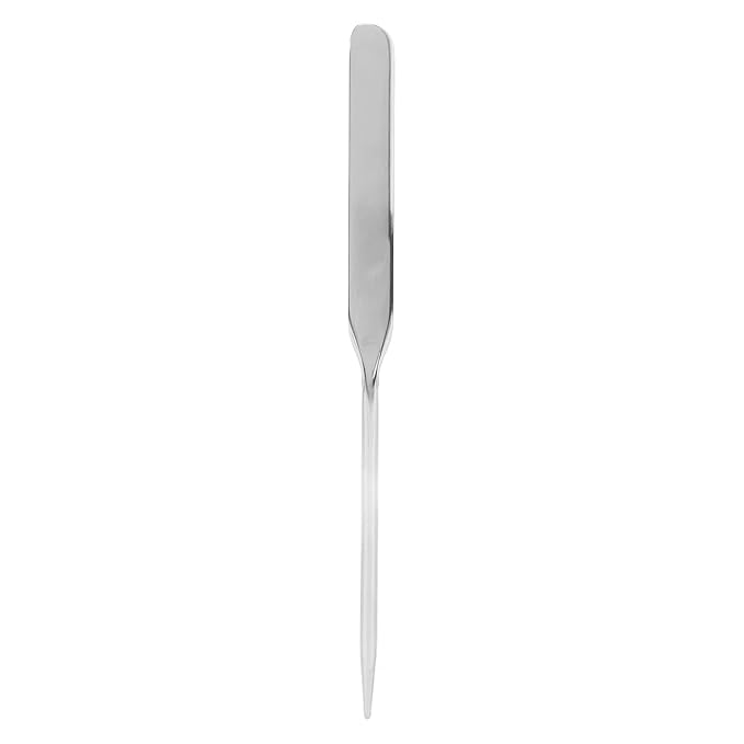 Stainless Steel Makeup Spatula for Professional, Makeup Spatula Ergonomic Nail Art Stirring Tool Facial Mixing Stick Makeup Artist Makeup Tool Beauty Spatula Nail Art Makeup Stirring Rod-Velvo Beauty