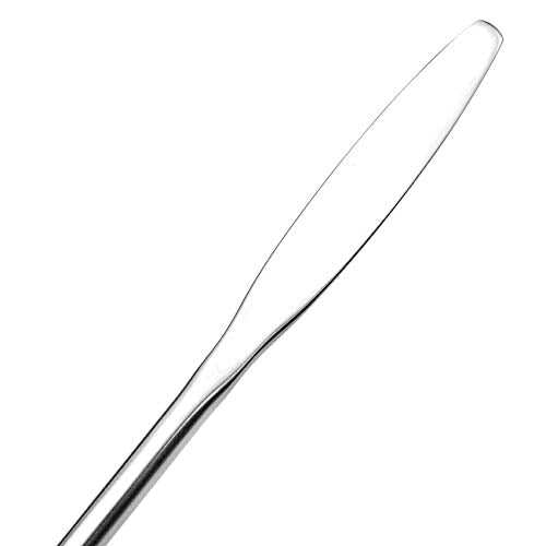 5Pcs Makeup Spatula tool metal Set Professional Beauty Stainless Steel Cosmetics Mixer Long Metal Spatula Depotting Mixing Tool (#1)-Velvo Beauty