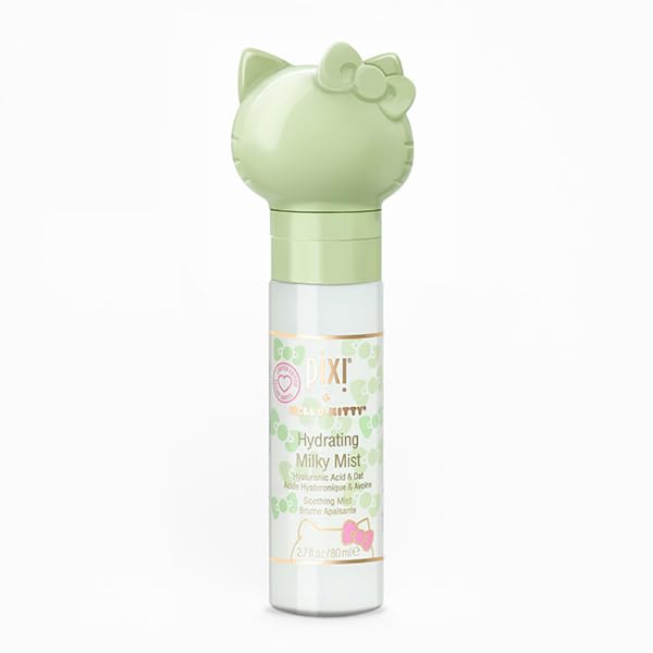 Pixi Beauty + Hello Kitty Milky Mist 2.70 Fl Oz | Hydrating Moisturizer for Dry Skin | Infused with Hyaluronic Acid-Velvo Beauty