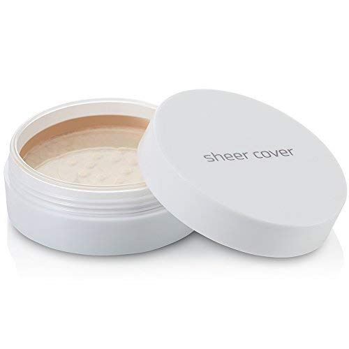 Sheer Cover Perfect Shade - Mineral Foundation Makeup Kit w Free Foundation Brush - Medium Shade - Foundation Powder Makeup and Mineral Makeup, Best Full Coverage Foundation 4 Grams-Velvo Beauty