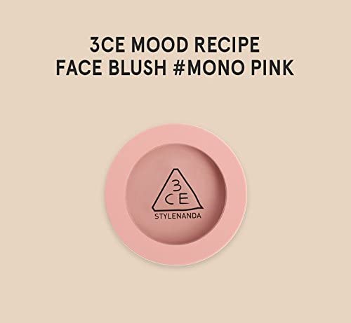 3CE NEW Mood Recipe Face Blush Style Nanda 3 Concept Eyes (Season 2) (Mono Pink)-Velvo Beauty