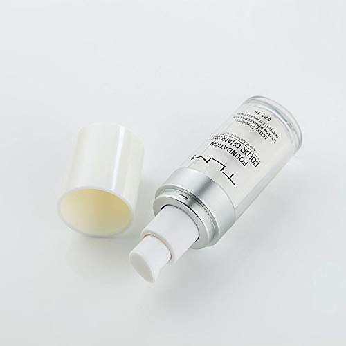 TLM Foundation Color Changing,TLM Colour Changing Liquid Foundation Hides Wrinkles & Lines,BB Cream Makeup Base Concealer Cover Moisturizing Fluid for all Skin Tone SPF15(30ML)-Velvo Beauty