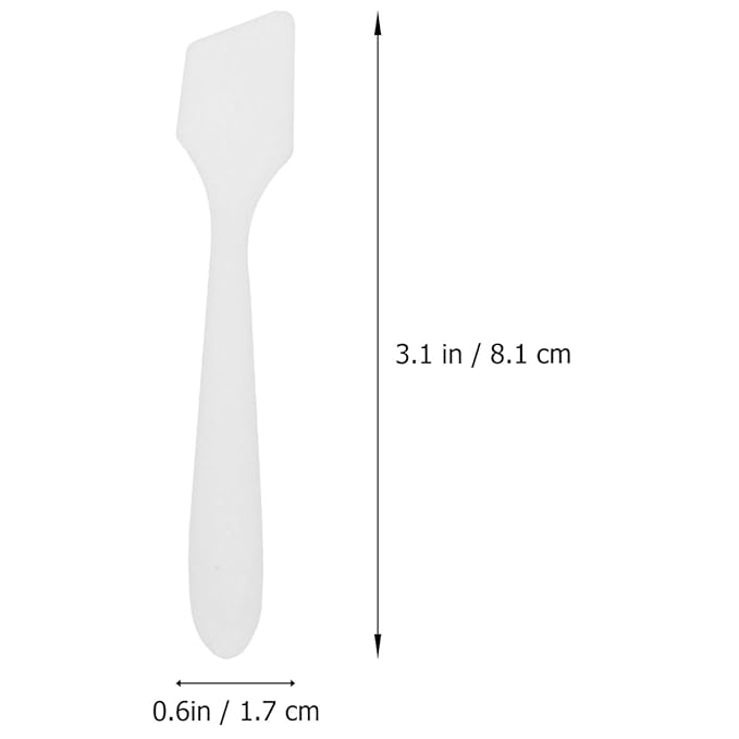 100pcs Face Cream Scoop Makeup Scoop Makeup Spoon Cosmetic Scoop Cosmetic Spatula Face Mask Scoop Face Cream Spatula-Velvo Beauty