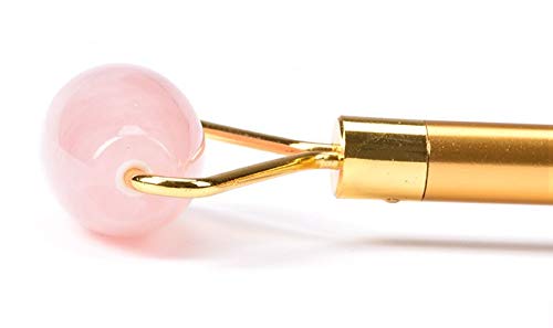 Jade Rose Quartz Roller Kit with 3 Changeable Heads | Face Facial Roller-Velvo Beauty