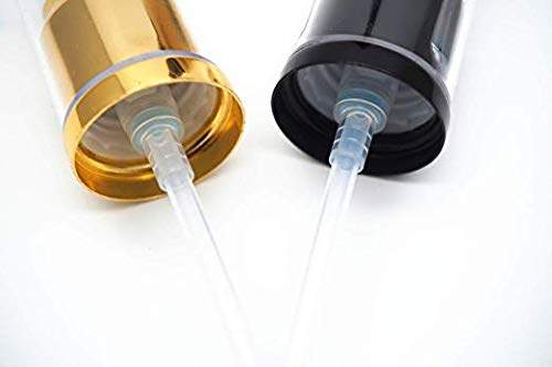 2Pack Foundation Pump Compatible with Maybelline Fit Me Liquid Foundation Makeup (Gold+Black)-Velvo Beauty