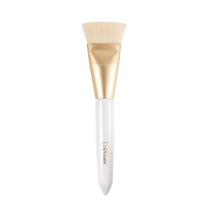 DUcare Contour Brush, Flat Top & Oval Head Face Contouring Brush For Blending & Buffing, Multi-Purpose Face Makeup Brushes for Liquid Foundation/Cream/Facial Mask-Velvo Beauty