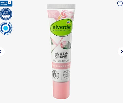 MIZPZL Alverde NATURAL COSMETICS Eye cream wild rose, 15 ml-Velvo Beauty