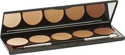 Jolie Ultra Blendable 5 Shade Cream Contouring & Highlighting Palette (Light)-Velvo Beauty
