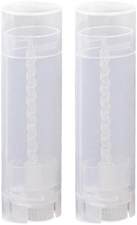 10PCS 4.5g/4.5ml Empty DIY Lip Tubes Holder Containers Vial Refillable PP Plastic Deodorant Crayon Travel Tube Pipe Bottle Lip Gloss Case DIY Lip Balm Gifts For Women Lady Girls(Transparent)-Velvo Beauty