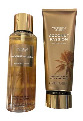 Victoria's Secret Coconut Passion Fragrance Mist and Body Lotion Gift Set (Coconut Passion)-Velvo Beauty
