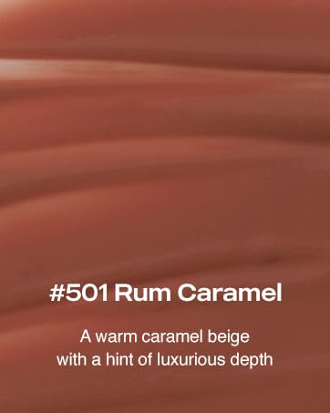 Gleam Glow Lip and Cheek Tint, Hydrating Korean Cream Blush with Long-Lasting Wear, Buildable with Radiant Finish, Rum Caramel 501, 0.15 oz-Velvo Beauty