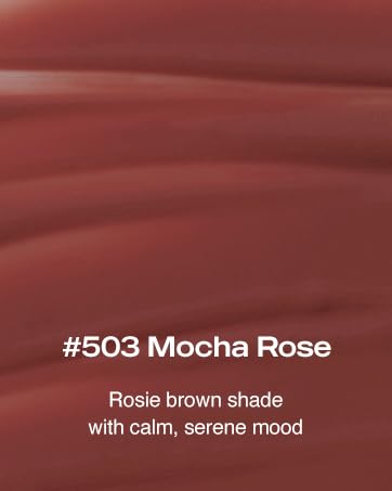 Gleam Glow Lip and Cheek Tint, Hydrating Korean Cream Blush with Long-Lasting Wear, Buildable with Radiant Finish, Mocha Rose 503, 0.15 oz-Velvo Beauty