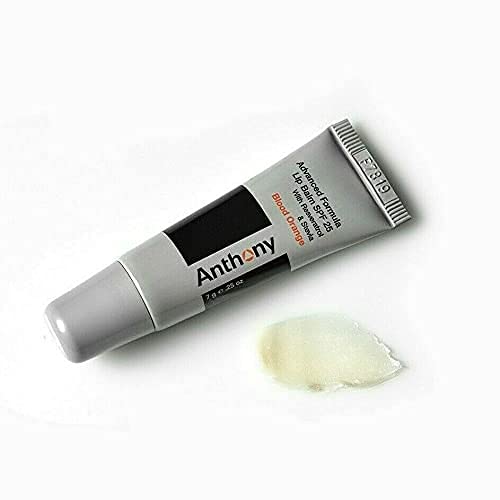 Anthony 25 SPF Lip Balm with Sunscreen for Lips – Contains Green Tea Extract, Shea Butter & Vitamin E – Moisturizing Repair Care Treatment for Chapped & Dry Lips - Blood Orange Flavor - 4 Pack-Velvo Beauty
