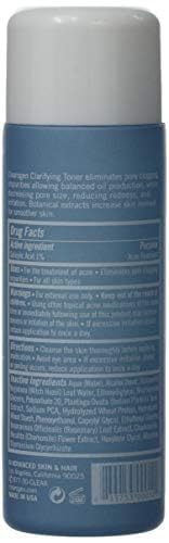 Clarifying Toner for Acne and Blemishes, Face Toner, Facial Toner, Skin Toner, Acne Toner, Toner Oily Skin, Salicylic Acid Toner, Astringent for Face, Toners, 4 Fl Oz-Velvo Beauty