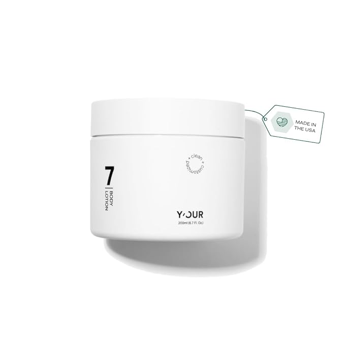 Y’OUR Moisturizing Body Lotion: Daily Hydrating Moisturizer for Dry, Cracked Skin; Vegan, Natural & Organic Skincare with Shea Butter, Aloe Vera, Jojoba Oil & Vitamin E. Made in USA for Women & Men-Velvo Beauty