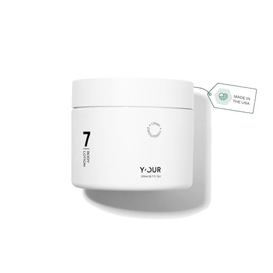 Y’OUR Moisturizing Body Lotion: Daily Hydrating Moisturizer for Dry, Cracked Skin; Vegan, Natural & Organic Skincare with Shea Butter, Aloe Vera, Jojoba Oil & Vitamin E. Made in USA for Women & Men-Velvo Beauty
