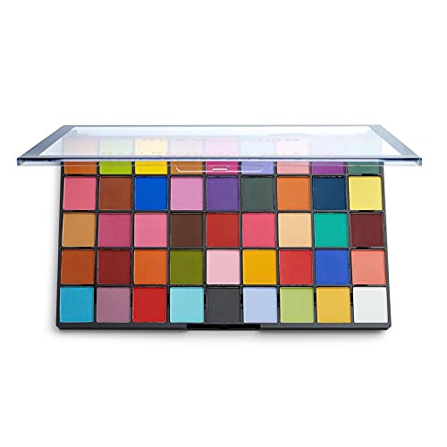 Makeup Revolution Maxi Reloaded Palette, Eyeshadow Palette, 45 Highly Pigmented Matte Shades, Monster Mattes, 1.35g Great Holiday Gift-Velvo Beauty