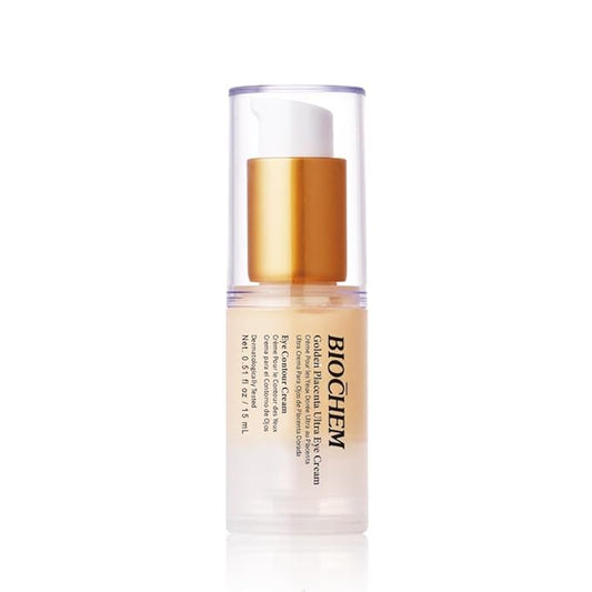 Golden Placenta Ultra Eye Cream - 0.51 fl oz / 15 ml, Luxury Eye Contour Treatment for Wrinkles and Dark Circles-Velvo Beauty