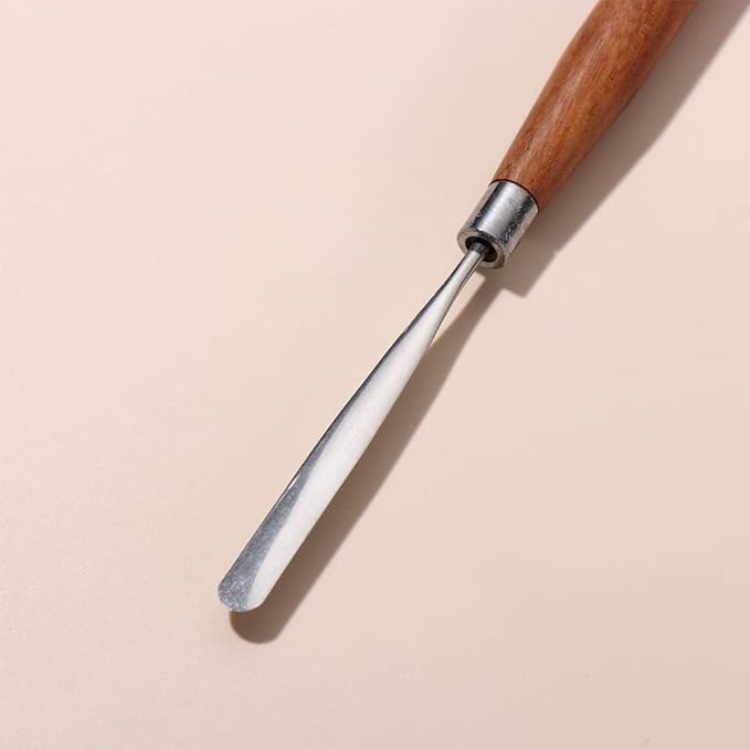 Stainless Steel Nail Art Spatula Cosmetic Makeup Palette Spatula Spoon Cream Stirring Rod Mixing Tool Manicure Accessories For Women-Velvo Beauty