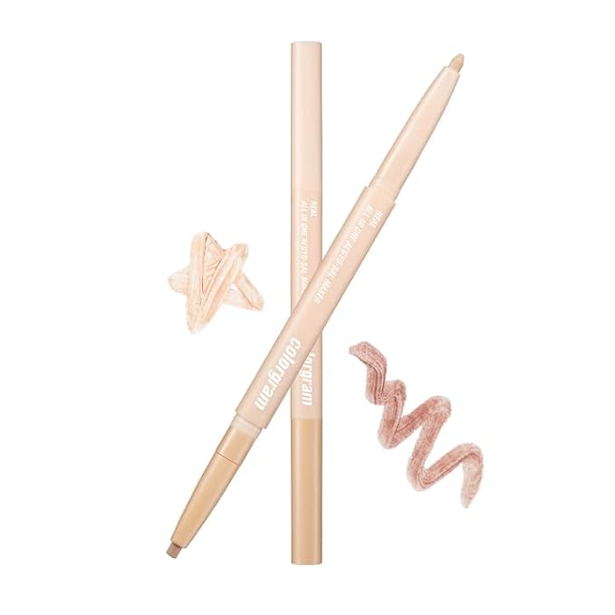 COLORGRAM Under Eye Highlighter Stick 03 Real Tone | Silky-Smooth Long-Lasting Highlighter & Contouring Stick for Smudge-Proof, Shining Daily Makeup | K-Beauty Face Highlighters & Luminizers-Velvo Beauty