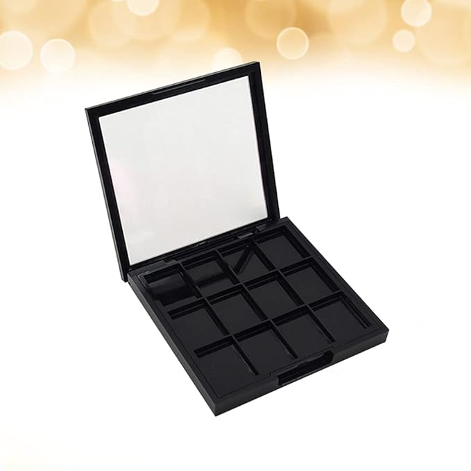 Empty Eyeshadow Palette Eyeshadow Makeup Palette Lipstick Container Makeup Empty Case for Blush Lipstick, 1Pcs 12 Grids-Velvo Beauty