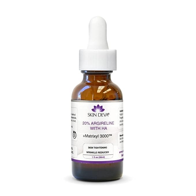 SKIN DEVA 20% Argireline Serum with Matrixyl 3000 Pure Hyaluronic Acid Serum For Face Deep Wrinkle Reducer Anti Aging Tones Skin and Stimulates Collagen Peptides Serum For Face-Velvo Beauty