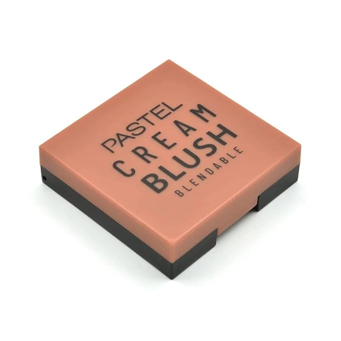 Pastel Cream Blush 44 |Light Peach | Fresh | Healthy & Natural Look | Ligh Weighted Formula | Sebum Control Richly Pigmented | Easily Blendable | Long Lasting | Semi Matte | 0.18 oz.-Velvo Beauty