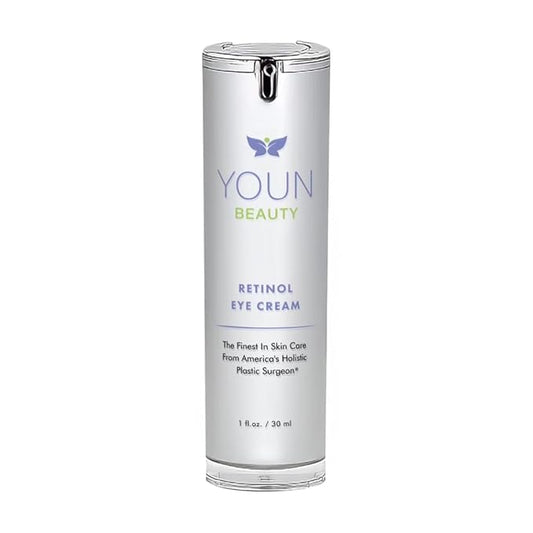 YOUN Beauty Retinol Eye Cream by Holistic Plastic Surgeon Dr. Anthony Youn – Paraben-Free Night Eye Cream with 1% Retinol and Hyaluronic Acid – Under Eye Cream for Hydration and Skin Firming, 1 Fl Oz-Velvo Beauty
