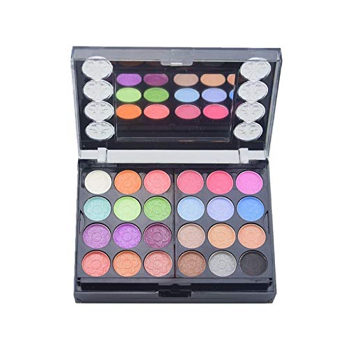 Eyeshadow Palette Makeup Palette 33 Bright Colors Matter and Shimmer Lip Gloss Blush Brushes Cosmetic Makeup Eyeshadow Highly Pigmented Palette-Velvo Beauty