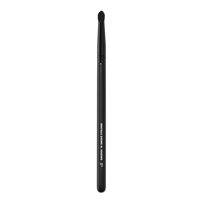 e.l.f. Smudge 'N Smoke Eyeliner Brush, Multi-Use Eyeshadow & Eyeliner Brush For Creating A Perfect Smoky Eye, Vegan & Cruelty-Free-Velvo Beauty
