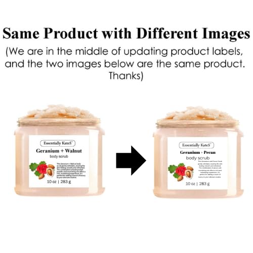 Geranium + Pecan Body & Foot Scrub 10 oz - a refreshing exfoliating experience, leaving your skin feeling smooth, soft, and revitalized - The best stocking stuffer.-Velvo Beauty