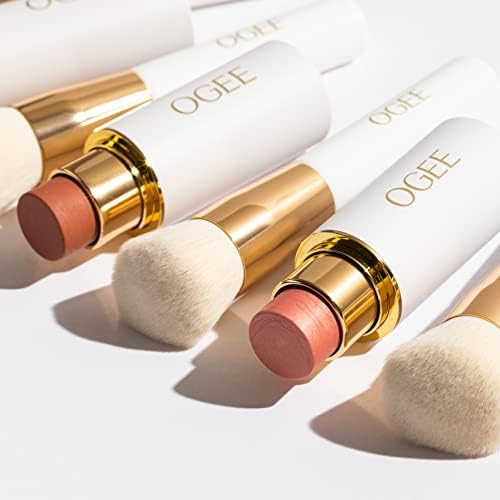 Ogee Makeup Brush Set - Includes Professional Quality Foundation Blender Brush, Ultra-Soft, Precision Brush & Makeup Brush Cleaner-Velvo Beauty