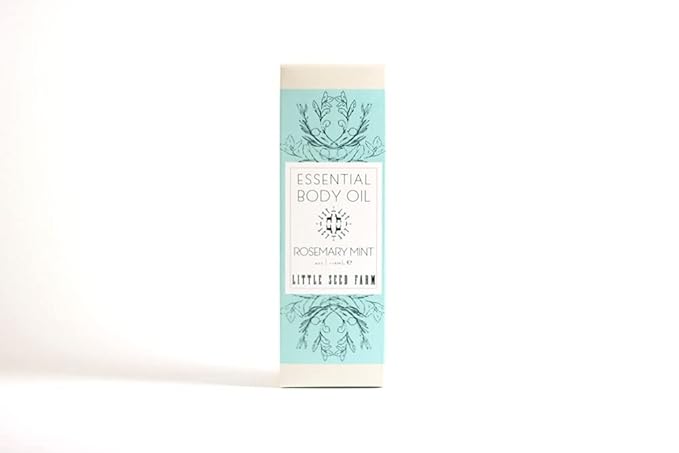 Little Seed Farm Essential Body Oil, Rosemary Mint, 4oz-Velvo Beauty