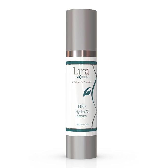 Lira Clinical BIO Hydra C Serum – Vitamin C Face Serum with Citric Acid and Plant Stem Cells – Hydrates Skin and Reduces Visible Signs of Aging – Daily Skincare Solution with Antioxidants - 50 ml-Velvo Beauty
