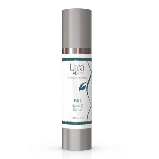 Lira Clinical BIO Hydra C Serum – Vitamin C Face Serum with Citric Acid and Plant Stem Cells – Hydrates Skin and Reduces Visible Signs of Aging – Daily Skincare Solution with Antioxidants - 50 ml-Velvo Beauty