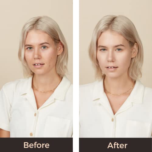 Monika Blunder Beauty - Blunder Cover Foundation, Concealer - Shade: 2.25 - ZWEI.25 - Fair Neutral Undertones - Clean Beauty, All-In-One, Cruelty-Free, Vegan - 0.62 oz-Velvo Beauty