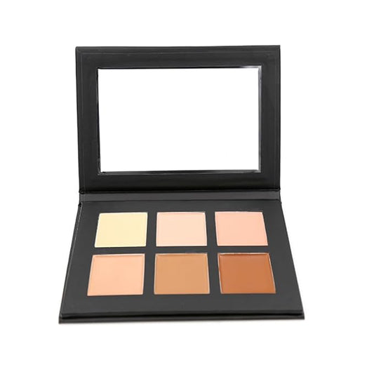6 Color Contour and Highlighting Makeup Kit Contouring Foundation Concealer Palette Cream Kit Mattle (Medium)-Velvo Beauty