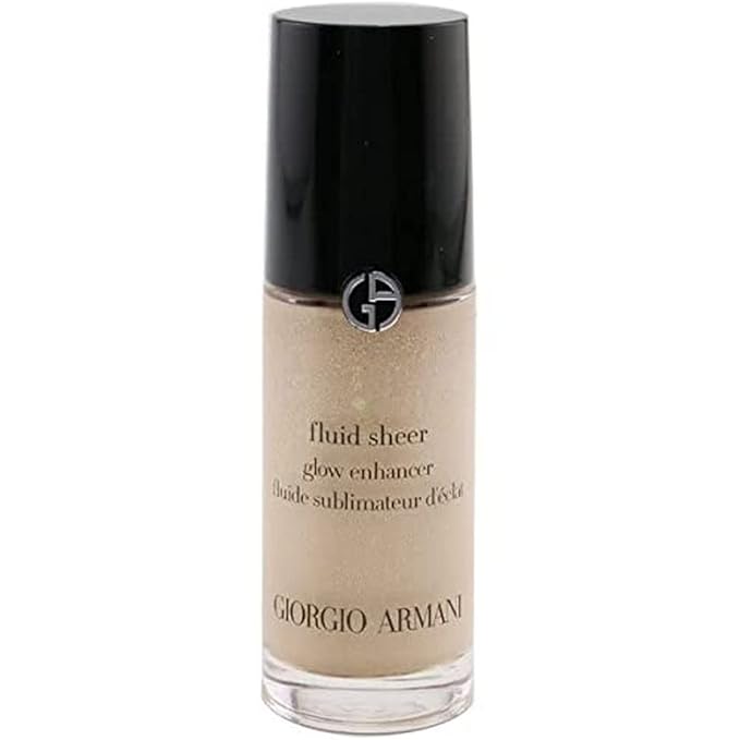 Fluid Sheer Glow Enhancer - 02 Champagne by Giorgio Armani for Women - 0.6 oz Makeup-Velvo Beauty