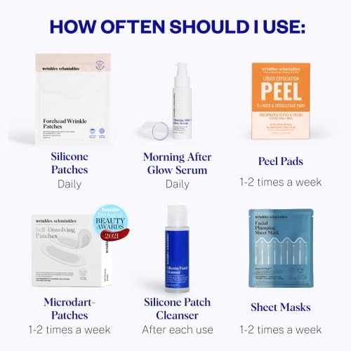 Wrinkles Schminkles Self-Dissolving Microdart Patch for Face - Target & Reduce Wrinkles, Ultimate Facial Hydration and Rejuvenation (4 pairs)-Velvo Beauty