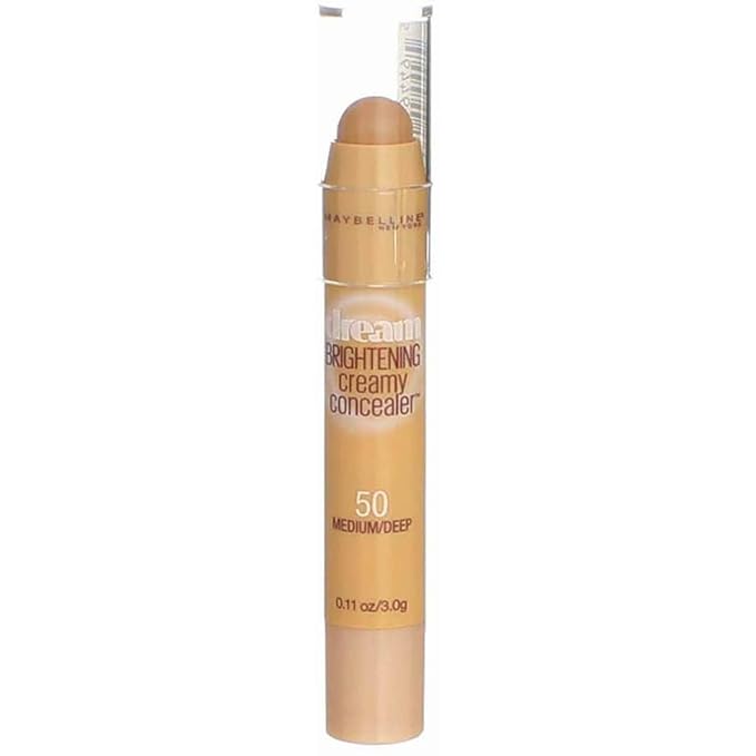 Maybelline New York Dream Brightening Creamy Concealer, Medium/Deep, 0.11 oz.-Velvo Beauty