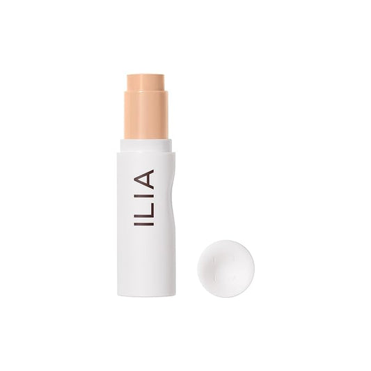 ILIA - Skin Rewind Complexion Stick - Foundation + Concealer + Skincare | Non-Toxic, Vegan, Cruelty-Free, Clean Makeup (11W - Willow, 0.35 oz | 10 g)-Velvo Beauty
