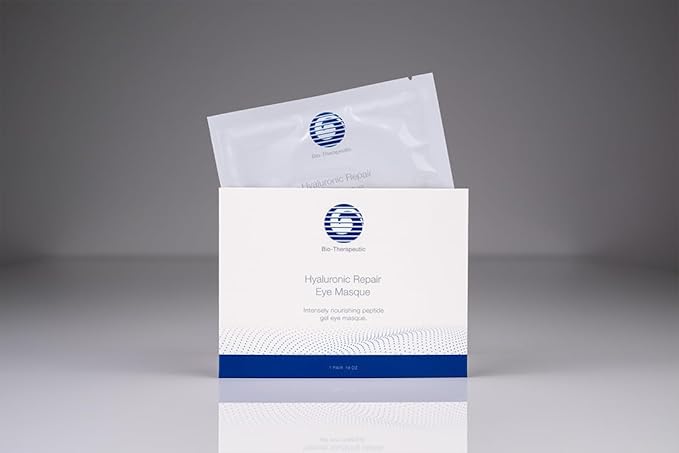 Bio-Therapeutic Hyaluronic Repair Eye Masque 10 pack Under Eye Nourishment, Skin Brightening, Smoothing Hyaluronic Acid, Glowing and Dewy Skin-Velvo Beauty