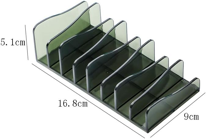 1 Piece Makeup Palette Organizer Acrylic Cosmetic Organizer 8-Section Eyeshadow Organizer Eyeshadow Blush Contour Palette Makeup Palette Cosmetic Organizer Eyeshadow Palette Organizer, Green-Velvo Beauty