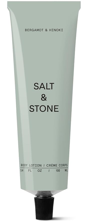 Salt & Stone Body Lotion for Women & Men | Hydrates, Nourishes & Softens Skin | Restores Dry Skin | Fast-Absorbing | Cruelty-Free & Vegan (100 ml) (Bergamot & Hinoki)-Velvo Beauty