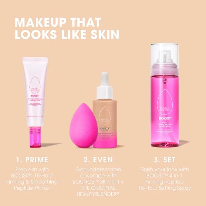 Beautyblender 12-Hour Always on Radiant Skin Tint, Breathable Serum Foundation Stays Put for All Day Long Wear, Infused with Hyaluronic Acid & Niacinamide, Light 1-Velvo Beauty