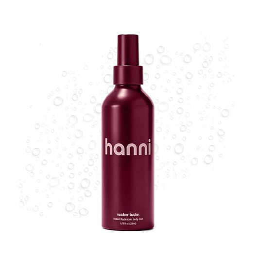 HANNI Water Balm Hydrating Body Mist, Moisturizer Spray with Hyaluronic Acid for All Skin Types, Lotion Replacement, 200 mL / 6.76 fl oz-Velvo Beauty